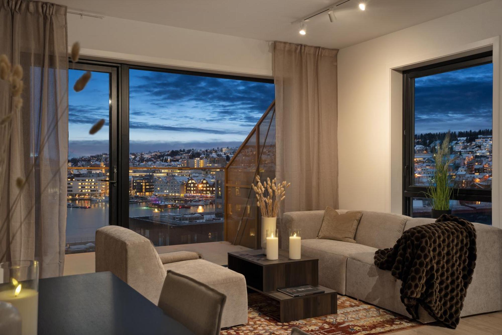 Totalapartments Vervet Gjoa Tromsø Oda fotoğraf