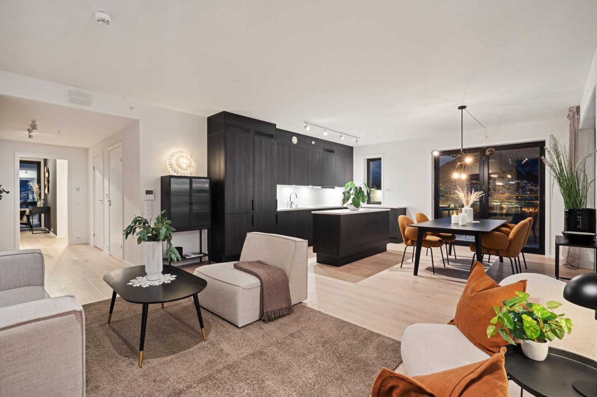 Totalapartments Vervet Gjoa Tromsø Oda fotoğraf