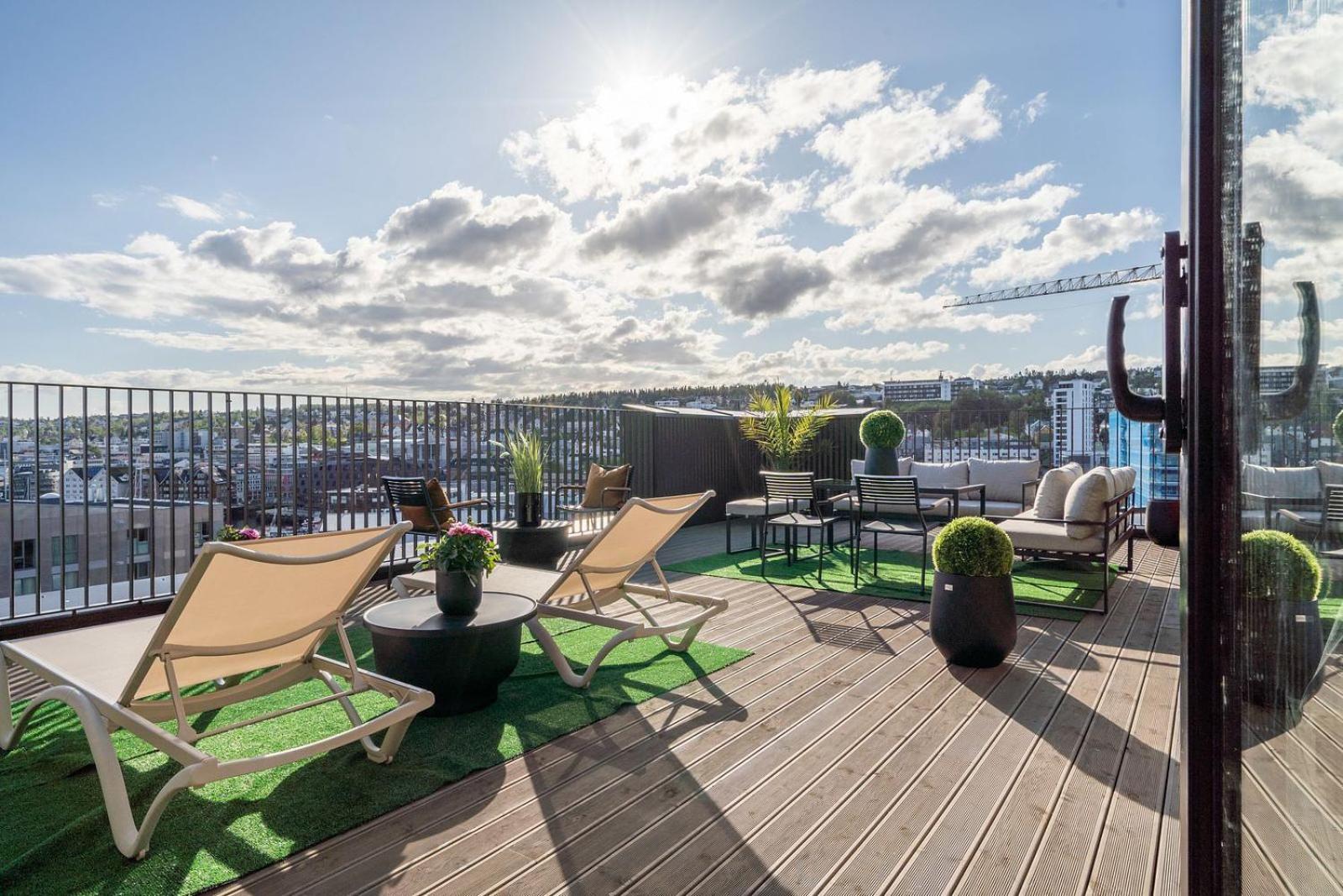 Totalapartments Vervet Gjoa Tromsø Dış mekan fotoğraf